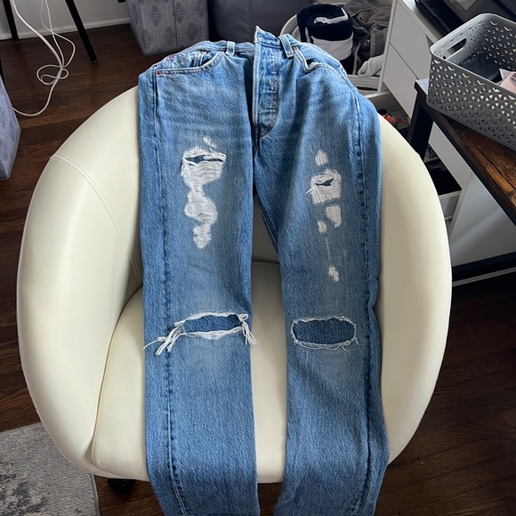 Levi 501s w25 l28 - Picture 1 of 3